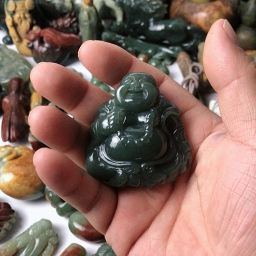 【闪购商品】岫岩老玉（透闪石质玉）把件未镶嵌有****店