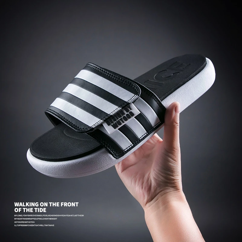 屋拖邦拖鞋男士新款夏外穿户外沙滩防水出行防滑学生凉拖鞋