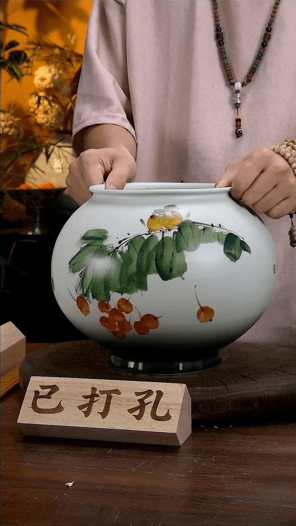 【闪购商品】景德镇花瓶花器138（高口）