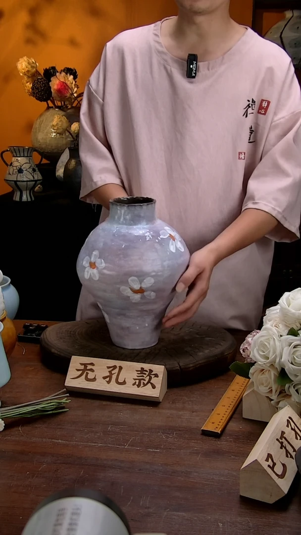 【闪购商品】92景德镇花瓶花器（高口）