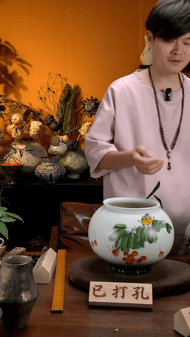 【闪购商品】景德镇花瓶花器148（高口）