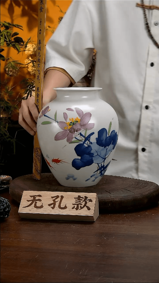 【闪购商品】景德镇花瓶花器52（高口）