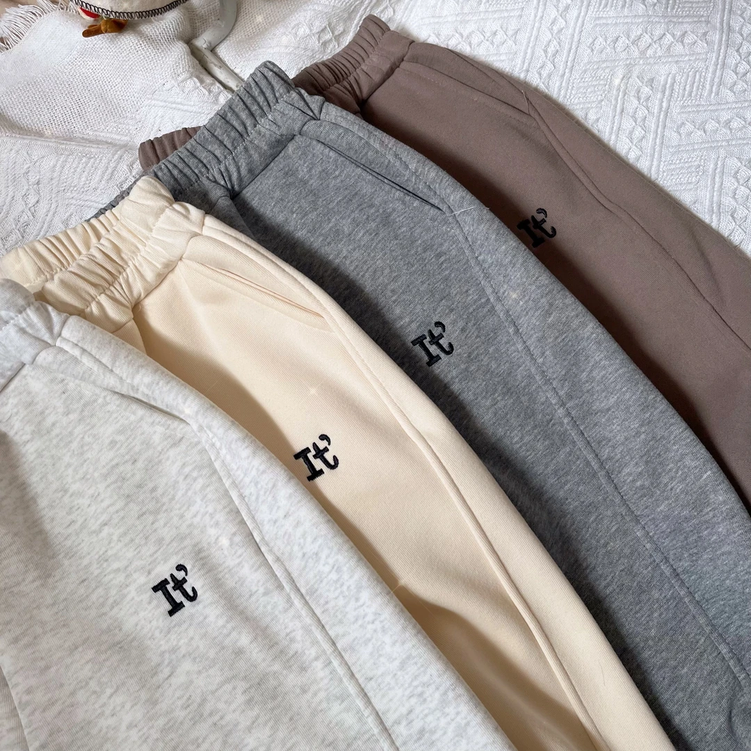 【汐小糖开播福利】秋冬儿童加绒百搭休闲裤