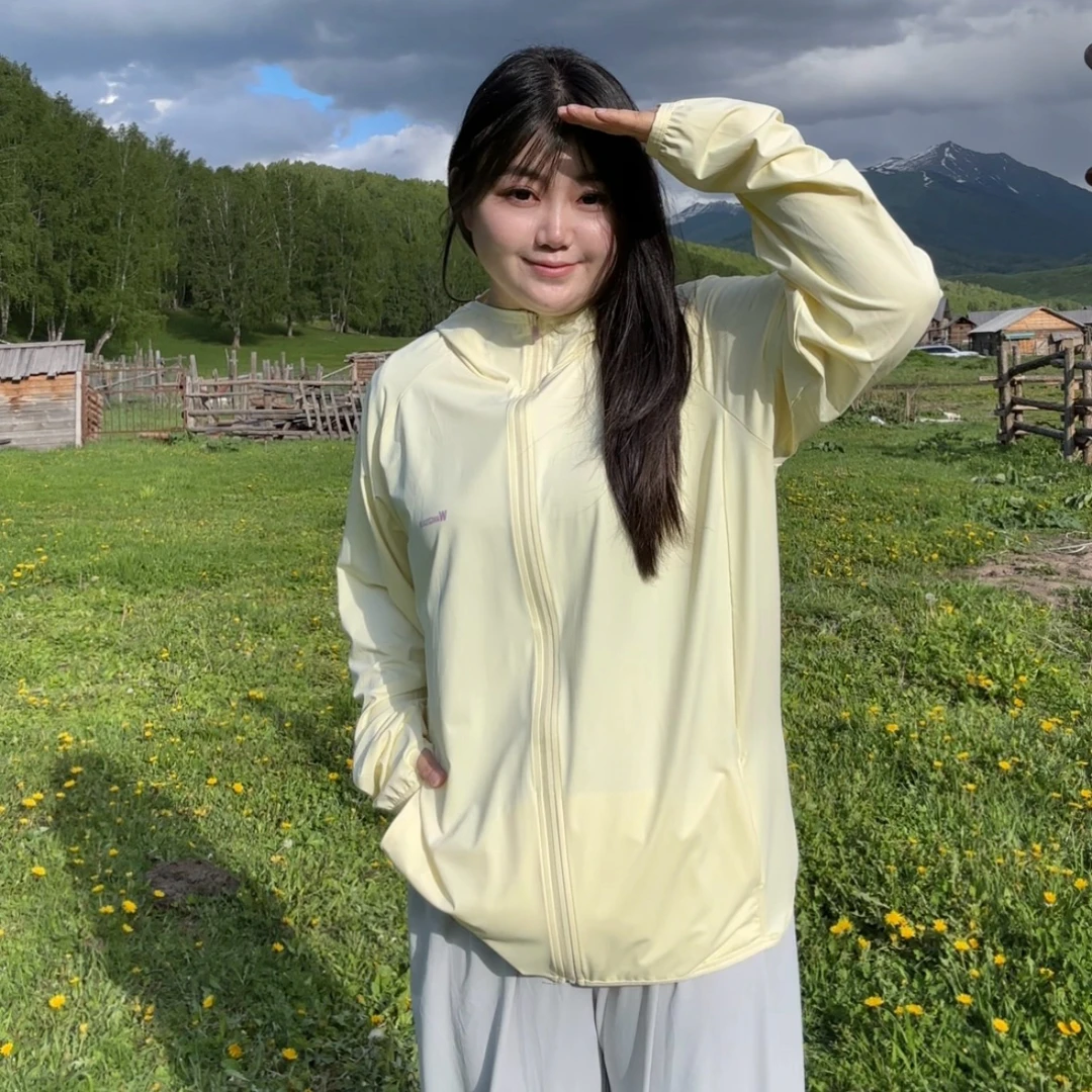 大码防紫外线夏季防晒衣服宽松连帽透气薄款男女户外休闲外套开衫