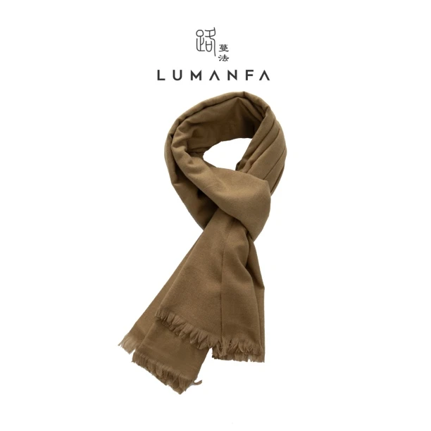 【纯色围巾】路蔓法新款纯色围巾披肩两用保暖长款加厚围巾MF-1262