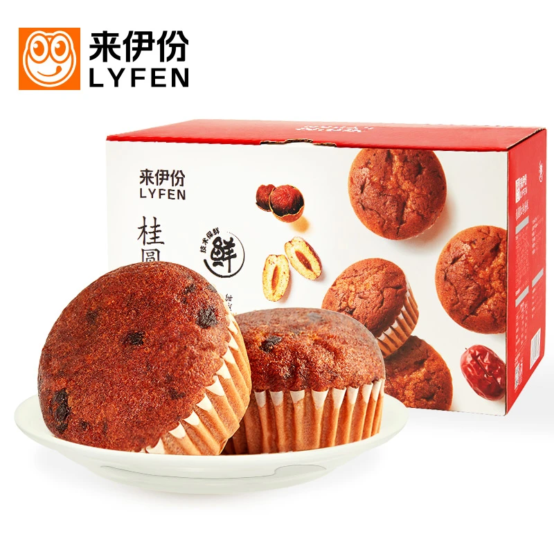 【5月26到期】来伊份桂圆红枣蛋糕520g健康营养早餐枣泥红枣蛋糕