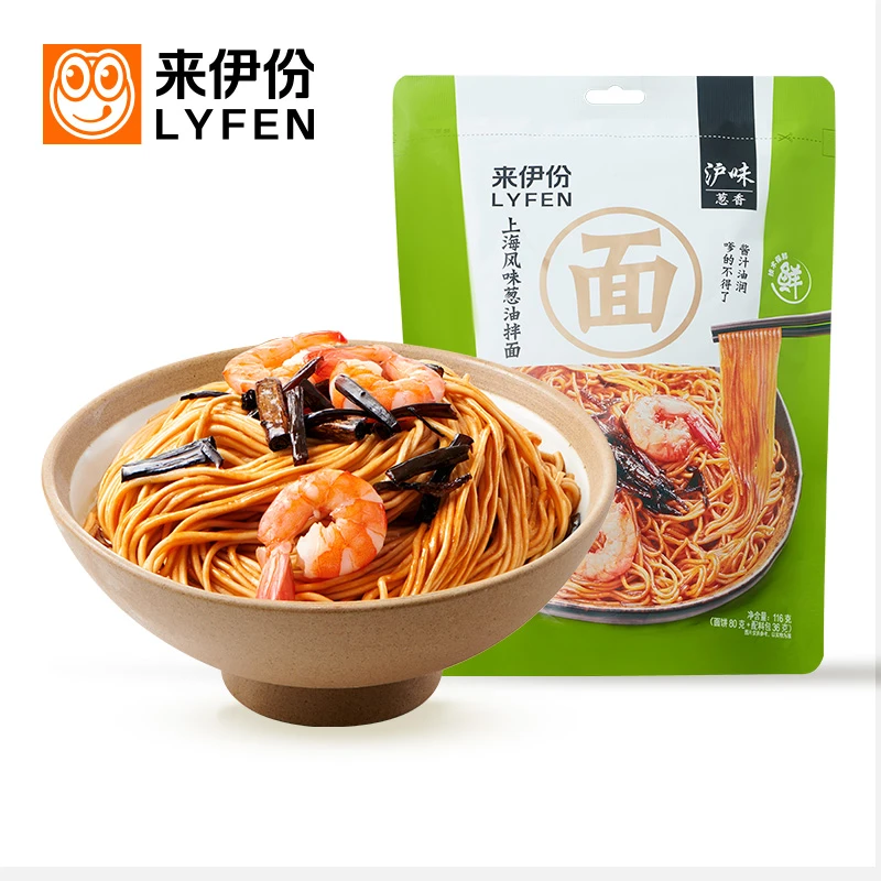 LYFEN/来伊份【24年2月中到期】上海葱油拌面116g冲泡速食鲜香面食