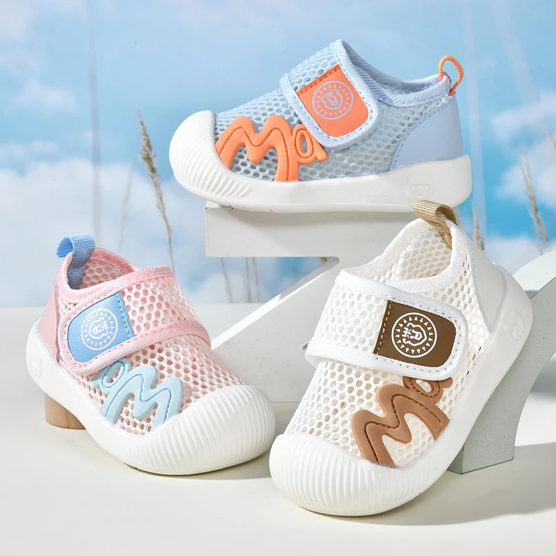 宝宝凉鞋女夏季学步鞋0一1-2岁婴儿防滑软底婴幼儿网鞋男宝宝鞋子