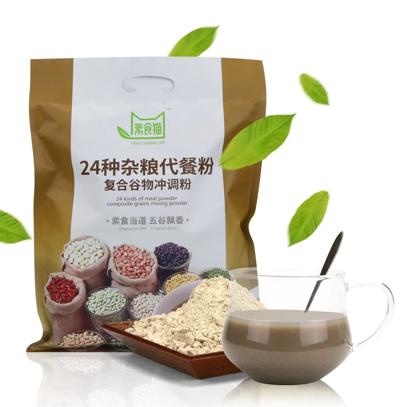 素食猫24种杂粮代餐粉复合谷物粉500克