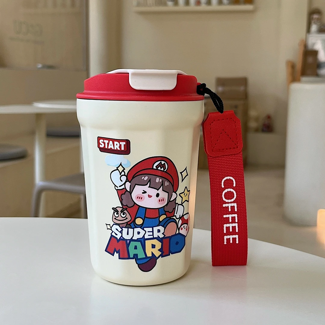 CHASEVEN不锈钢保温杯咖啡杯女儿童316高真空内胆水杯 网红