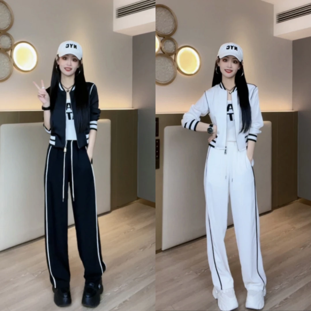【无声散场】春秋季洋气时尚运动显瘦气质宽松套装
