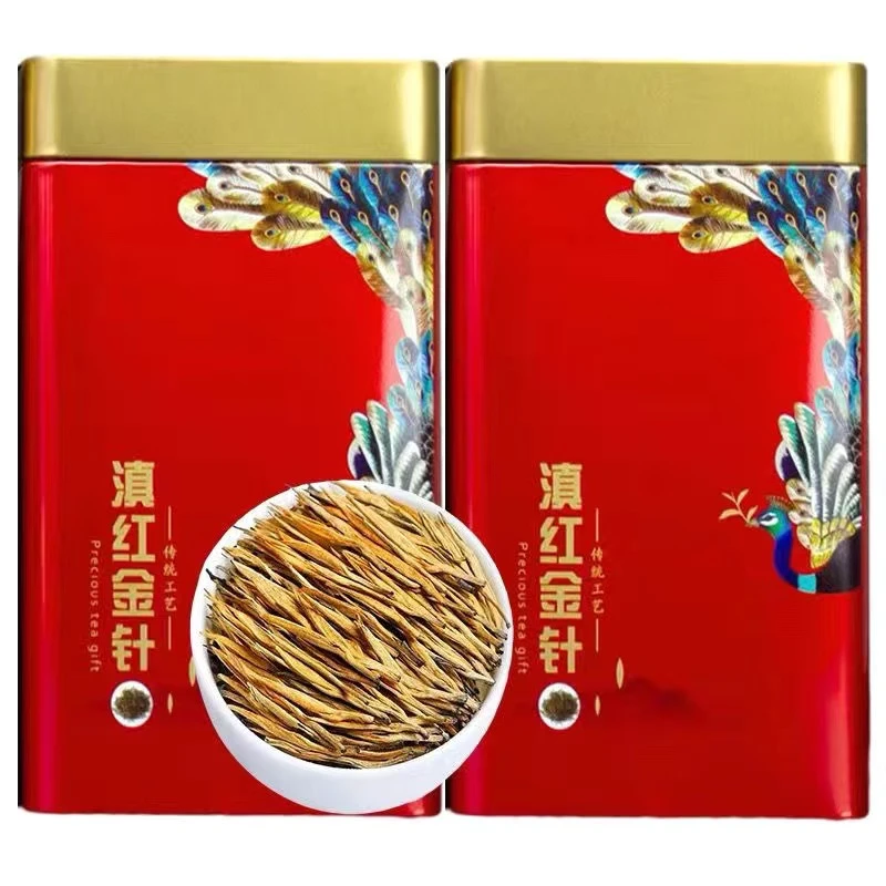 大金针滇红2025新茶高山古树红茶明前正宗罐装茶叶经典蜜香蜜甜