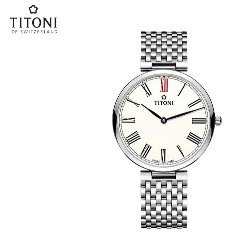 Titoni/梅花石英腕表TQ 52718 S-608