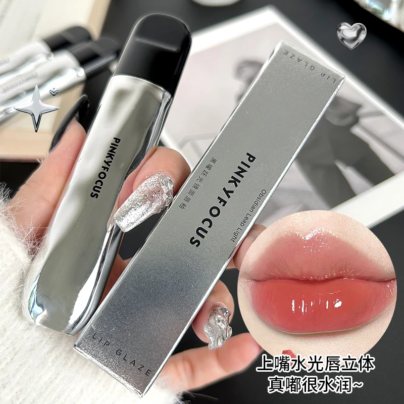 【买一送一】黑暱跃光镜面唇釉镜面不易沾杯持妆显色丝绒显白高颜值
