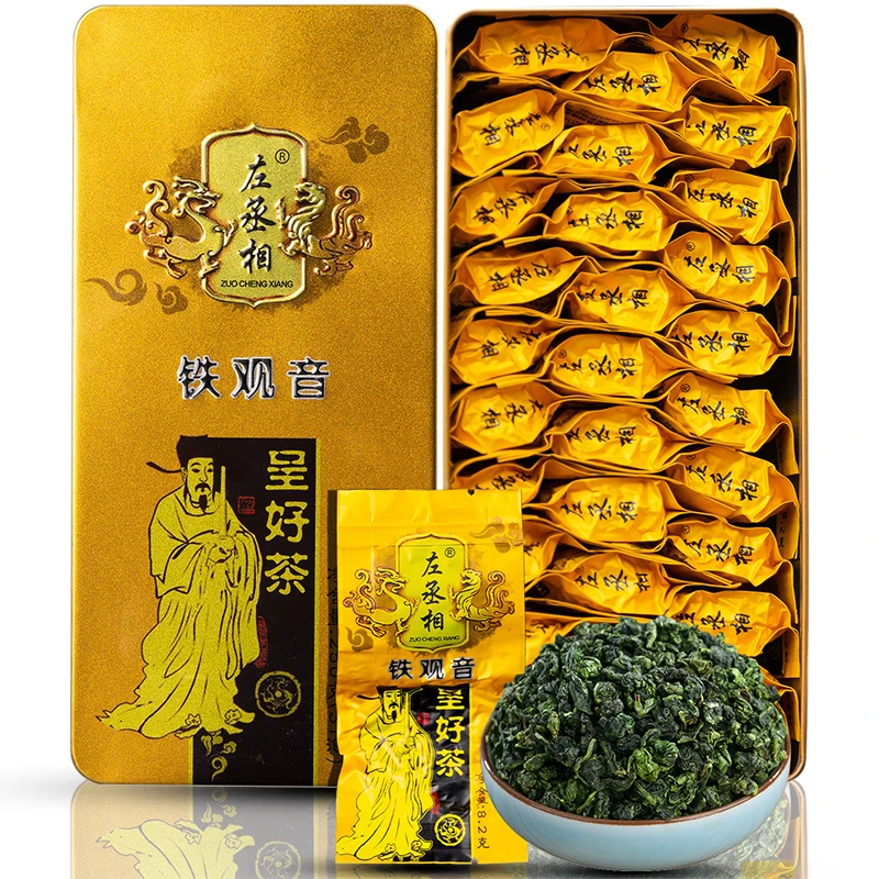安溪铁观音 浓香型新茶兰花香乌龙茶小包装礼盒装500g茶叶秋茶