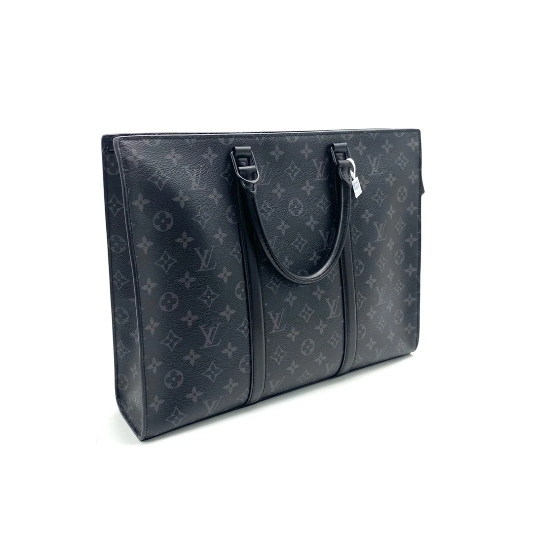 99新 LouisVuitton/路易威登 黑老花sac手提公文包 尺寸39/30 芯