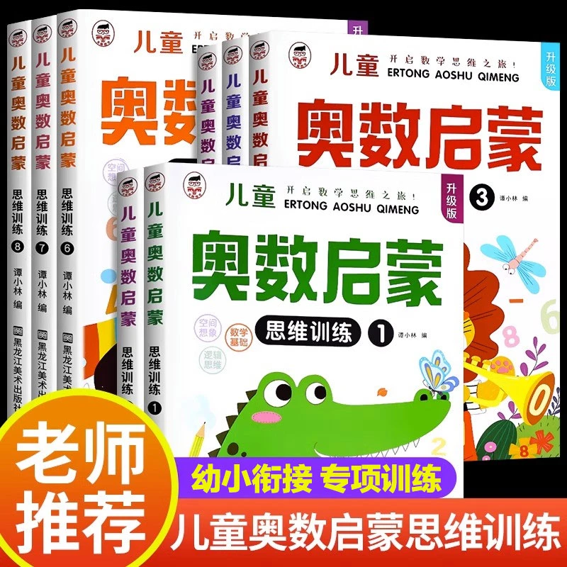 幼儿奥数启蒙数学思维训练幼儿园大班学前班练习册幼小衔接练习书