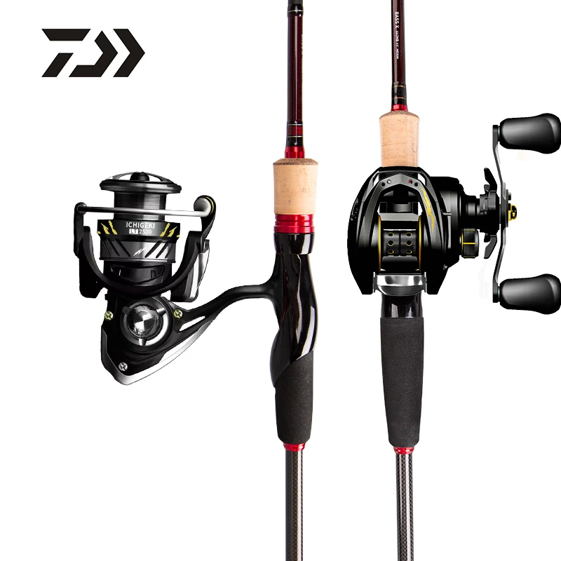 DAIWA/达亿瓦BASS X CS/一击竿轮套装直柄纺车轮枪柄水滴轮套装
