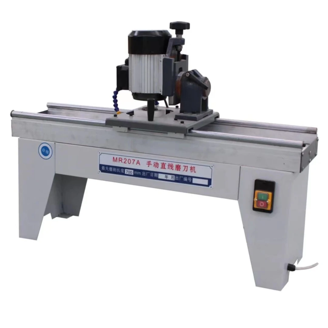 MR207木工刨刀磨刀机直线磨刀手动直刃磨刀机精密圆棒导轨磨刀机