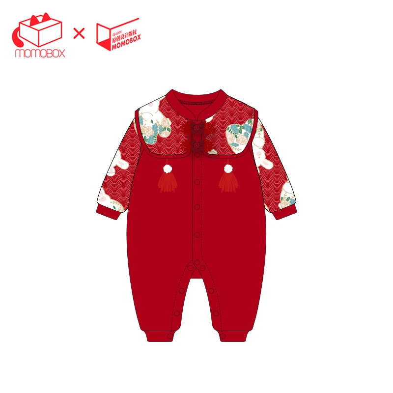 【福满兔】鹅绒婴儿羽绒服冬季外出保暖连体宝宝哈衣(粉丝专享)