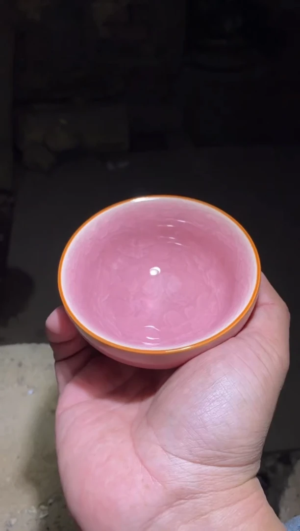 【闪购商品】瓷茶盏   樱花之恋 平口 A （配礼盒证书）