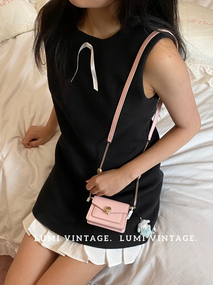 95新 BVLGARI/宝格丽 Serpenti Forever系列mini单肩包 91885705
