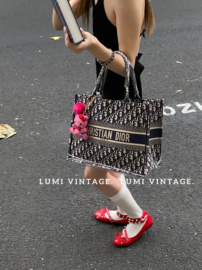 95新 DIOR/迪奥 中号老花托特包84031233
