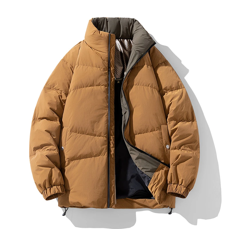 羽绒服男2023年冬季新品原创90%白鸭绒短款外套大码时尚休闲百搭