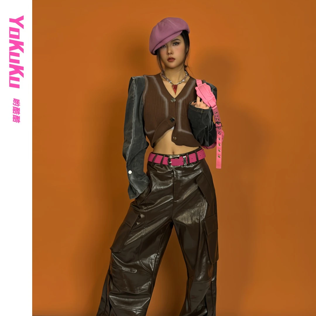 哟酷酷秋季上新毛呢外套百搭初秋气质女神时尚显瘦长袖宽松女装