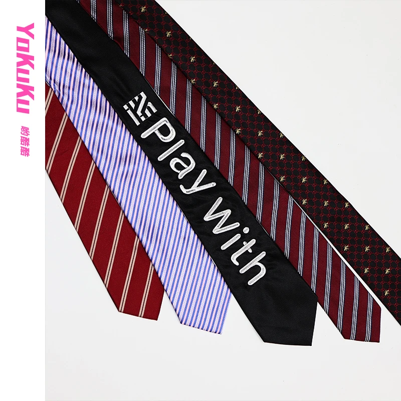 哟酷酷（穿着玩）原创美式潮酷酷时尚百搭多条彩色领带腰封