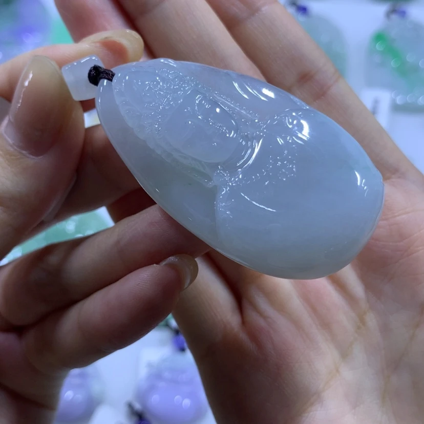 【闪购商品】翡翠颈饰未镶嵌雨**缘