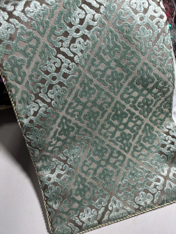 雪尼尔绿色提花抱枕套30cm✖️50cm 福利款！！！！质量特别好