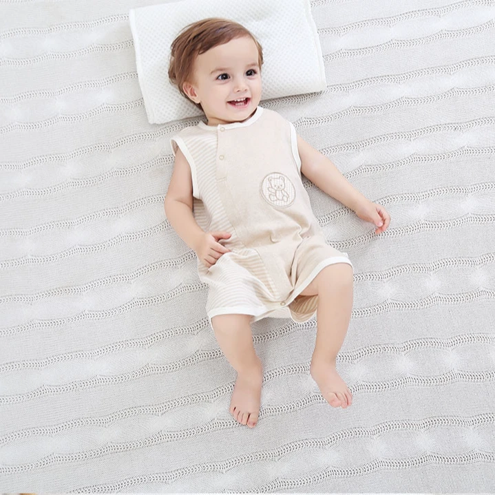 宝宝婴儿棉布背心睡袋防踢被