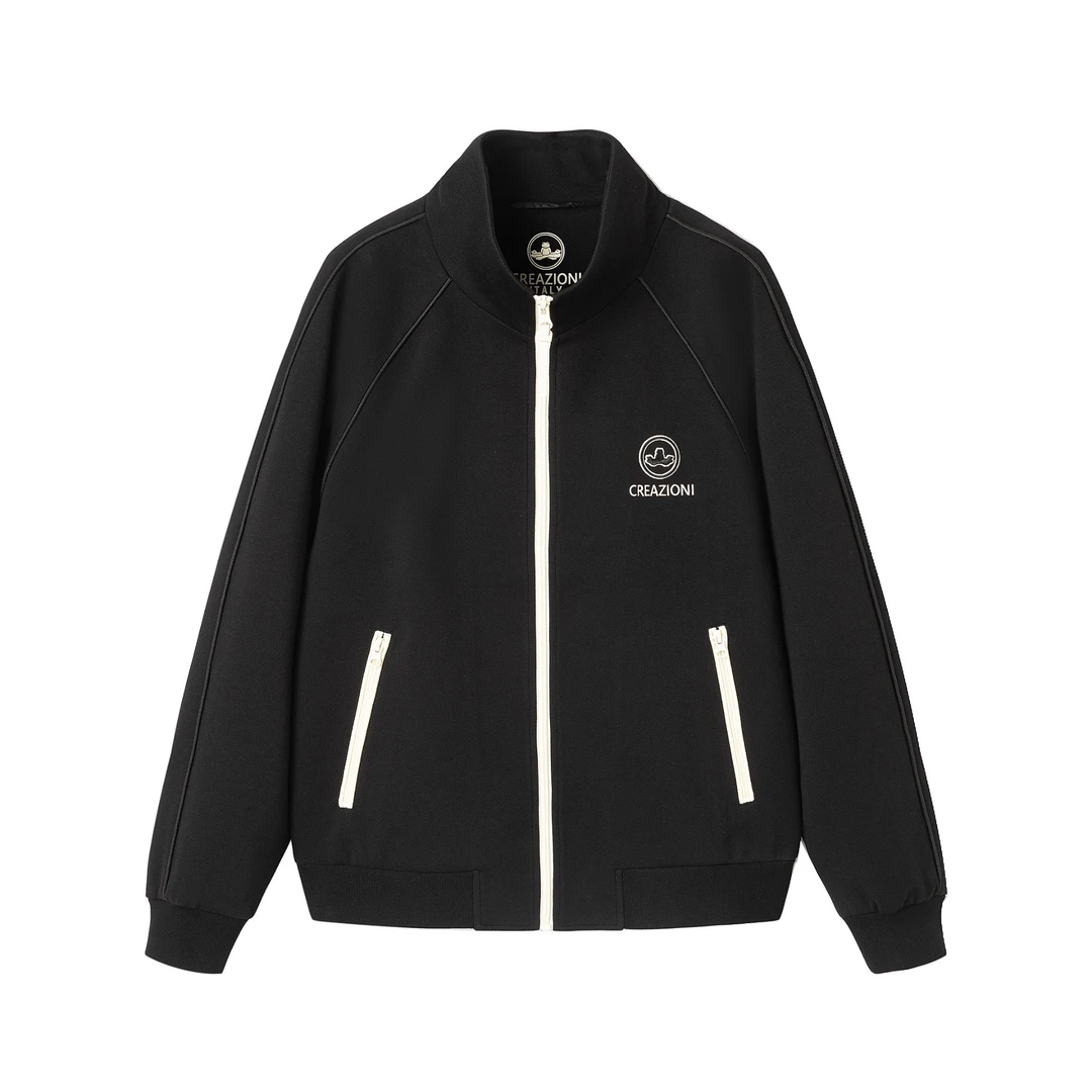 CREAZIONI男士立领轻奢潮流夹克轻薄外套运动时尚休闲宽松春季