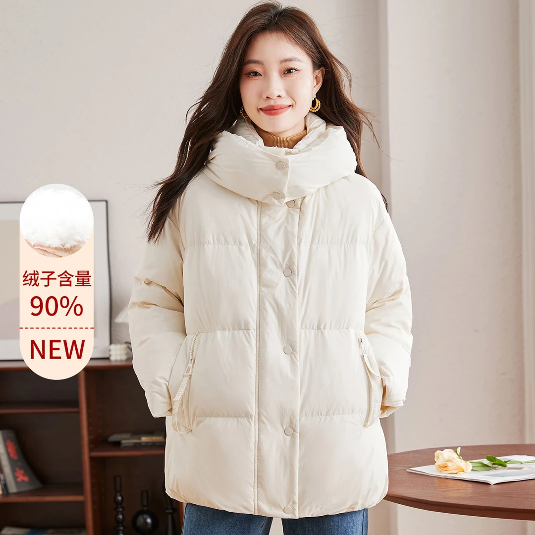 239冬季时尚百搭洋气保暖女士羽绒服31J39802024潮款上衣女