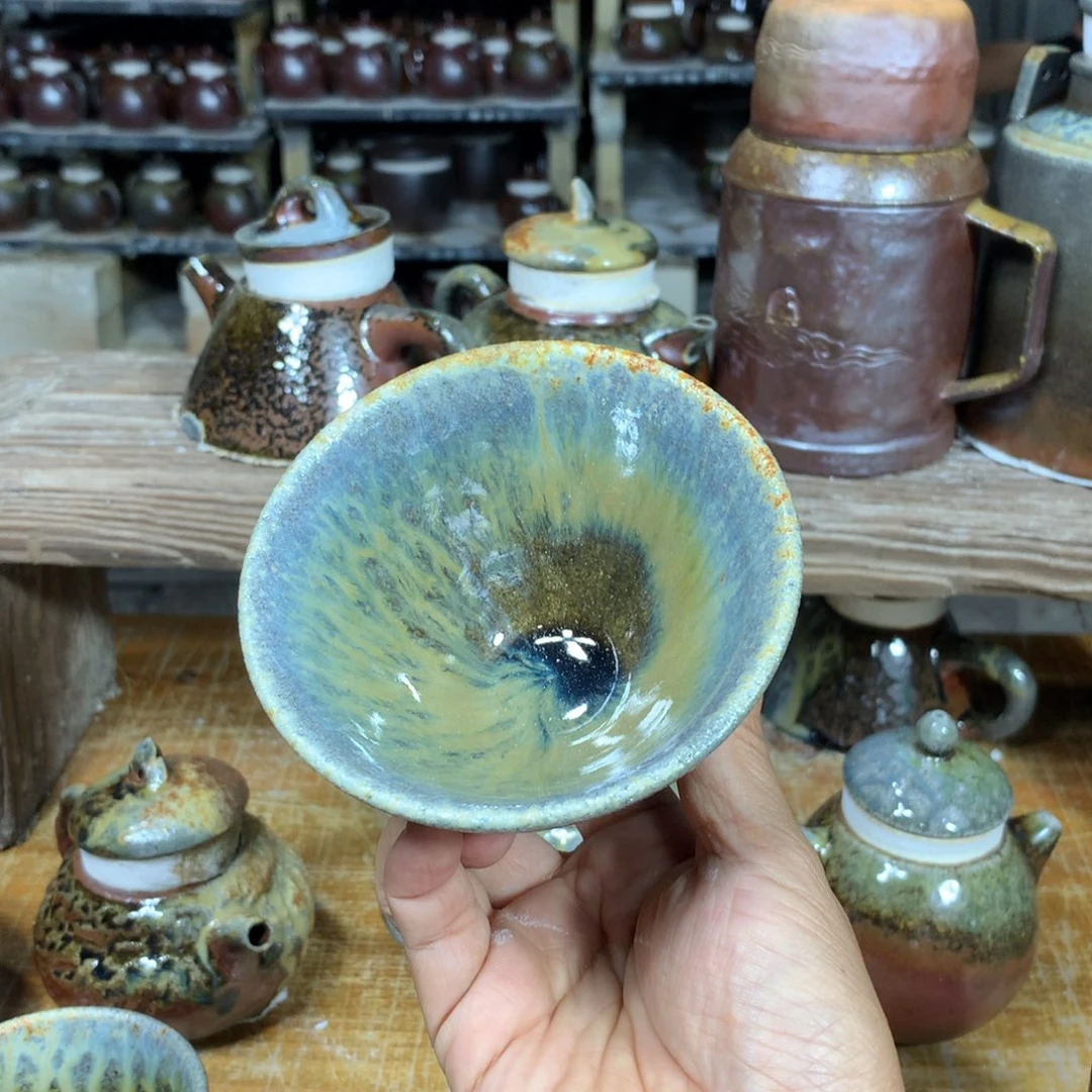紫砂茶壶纯自然柴烧