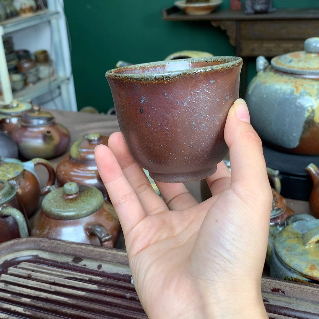 紫砂茶壶纯自然柴烧