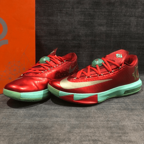 42.5码/杜兰特 KD6 Christmas 圣诞节 9.8新 气垫未踩开 原盒在
