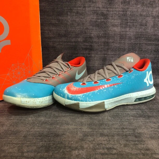 41码/杜兰特 KD6 Mary Land 马里兰蟹 9.9新 鞋垫印花在 带原盒