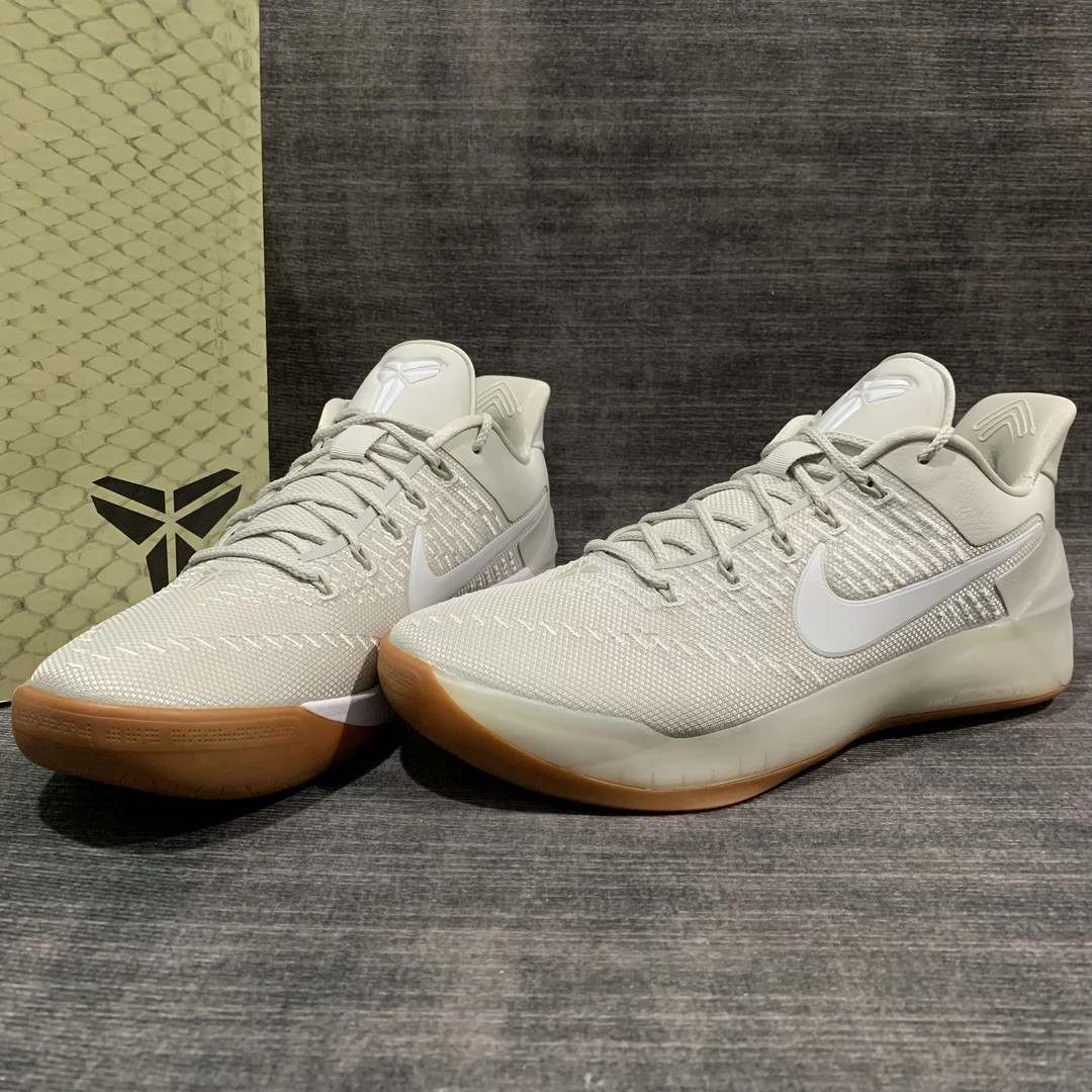 44码/科比 AD 12 Light Bone 白生胶 全新 带原盒 篮球鞋