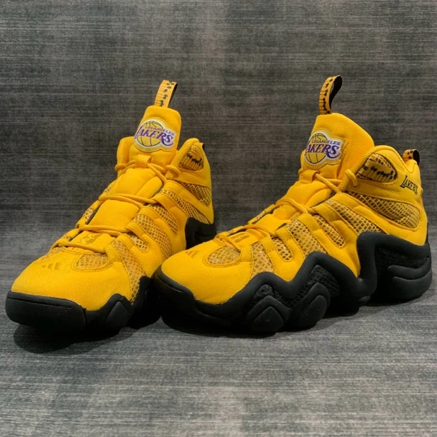 42.5码/科比天足 Crazy 8 Lakers 湖人主场限定 9.9新 鞋垫标签在