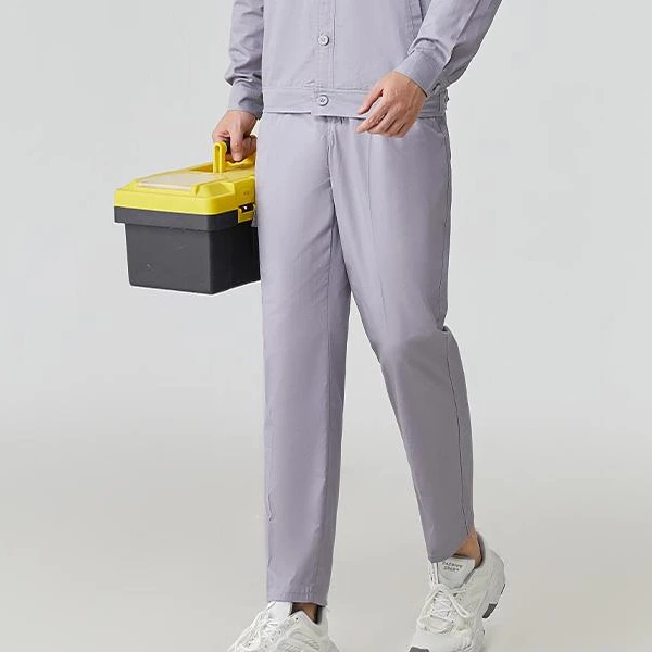 夏季裤子休闲舒适短袖男士舒适休闲透气宽松薄款劳保工作服汽修服