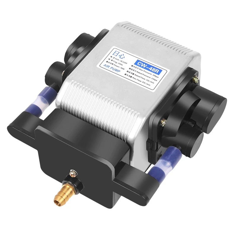 日心220V插电氧气泵小型充氧泵增氧机家用庭院鱼池增氧泵水池氧泵