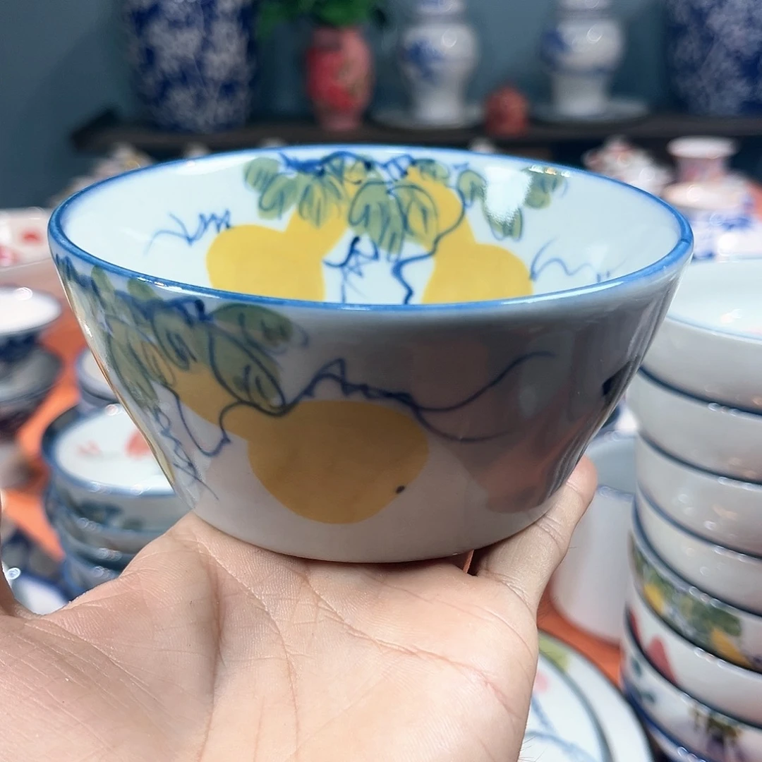 禾泥陶器手工手绘
