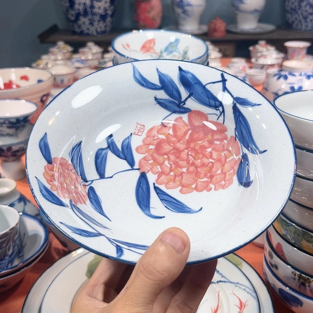 禾泥陶器手工手绘