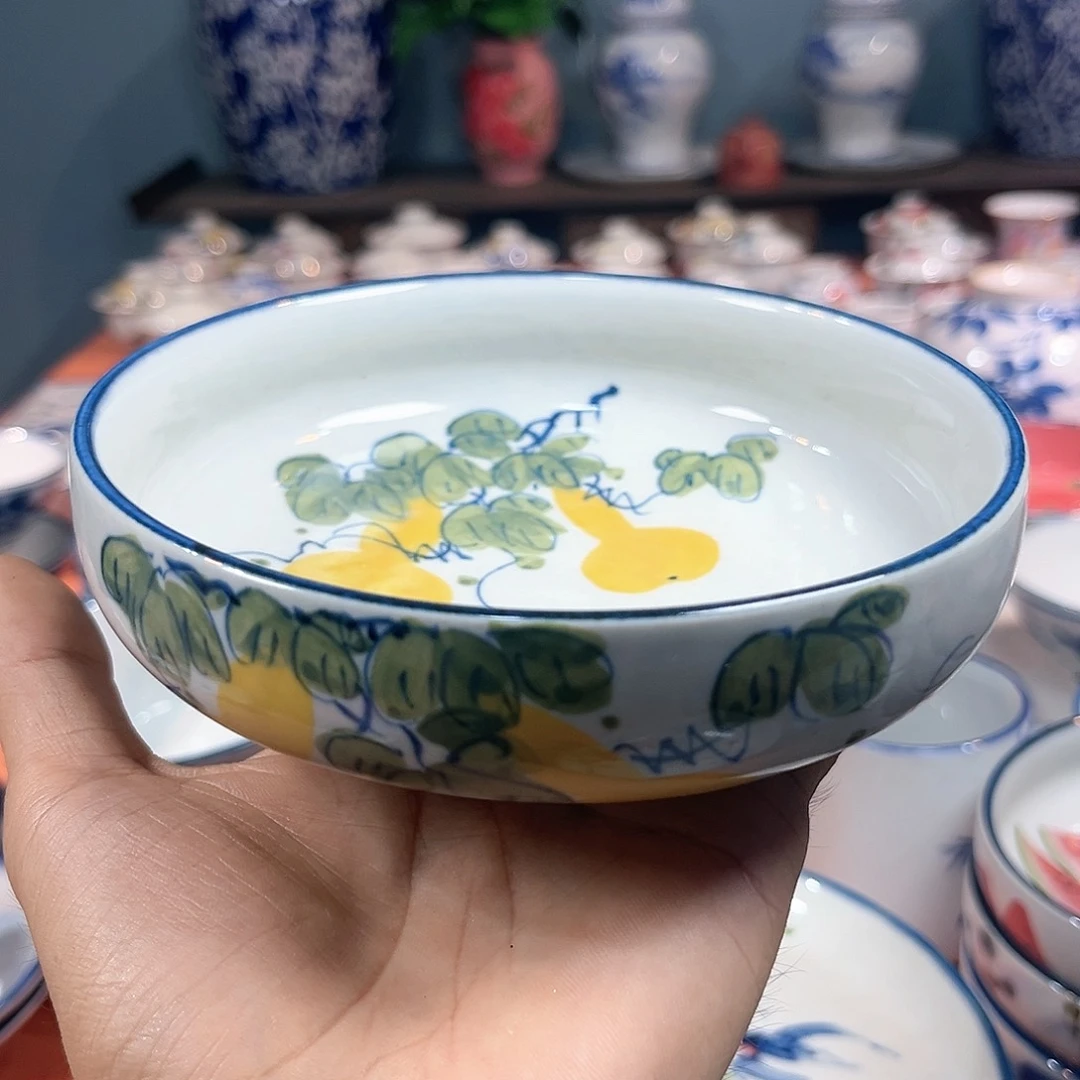 禾泥陶器手工手绘