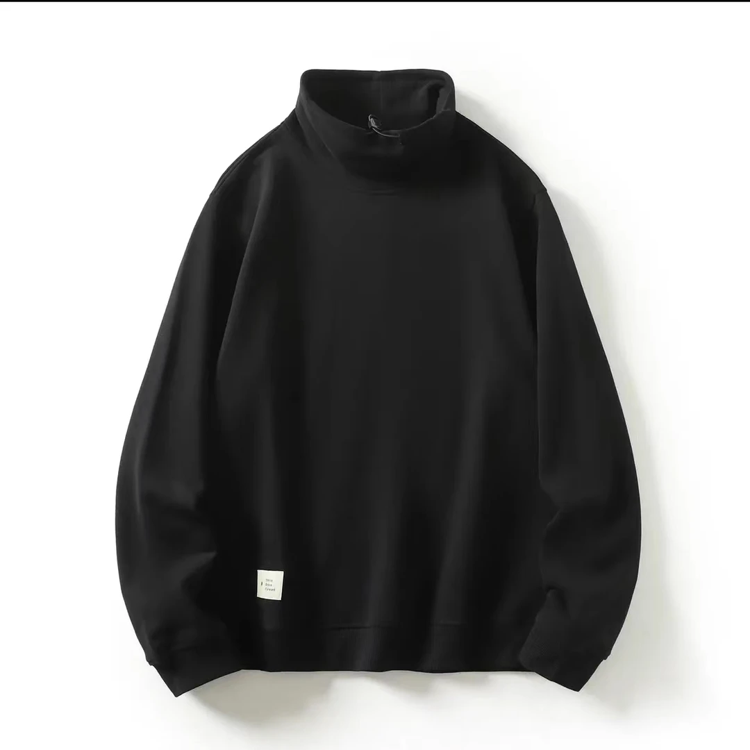 【设计款】岛家OS版 340g斯密绒 高领纯色百搭休闲年卫衣609