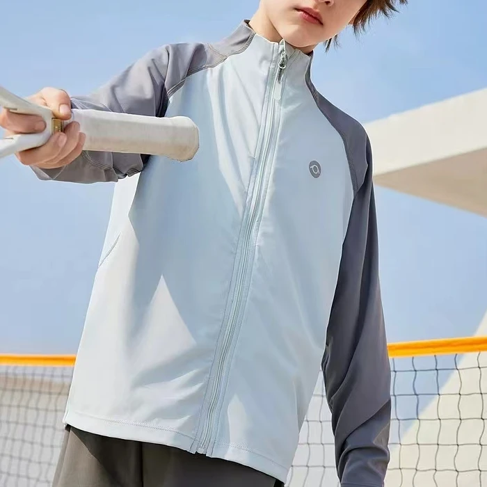 【燕姐推荐】春夏款儿童皮肤衣中大通户外运动拉链防晒衣