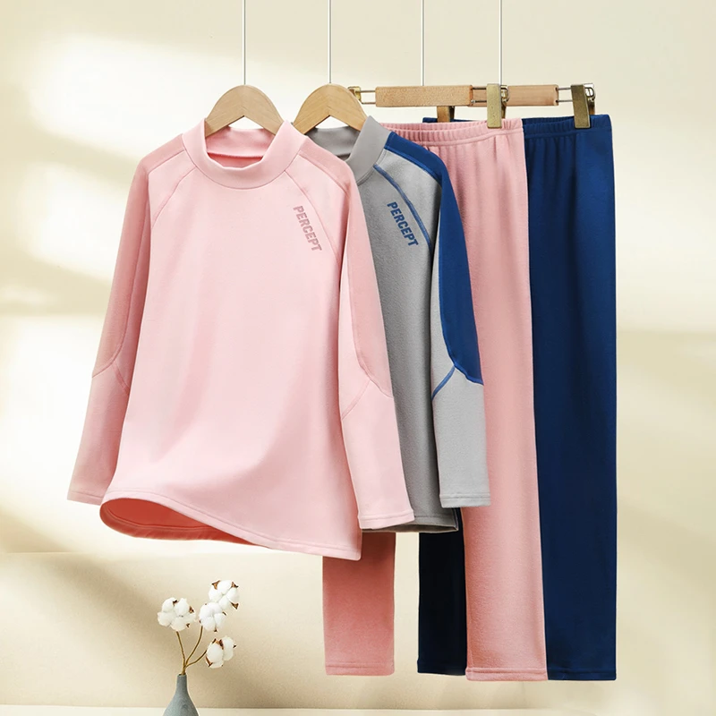 科技造物秋冬儿童轻暖套装R23916