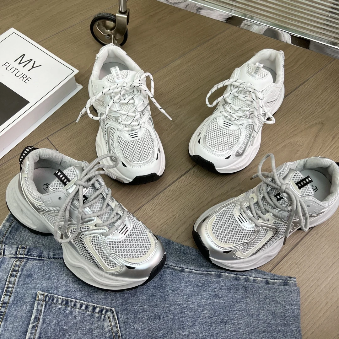 【韩优】厚底老爹鞋女新款秋季跑步通勤运动鞋女款休闲百搭鞋子潮